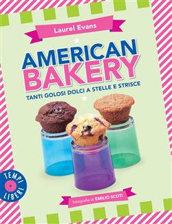 American bakery. Tanti golosi dolci a stelle e strisce