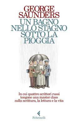Un bagno nello stagno sotto la pioggia