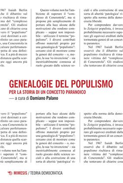 Genealogie del populismo