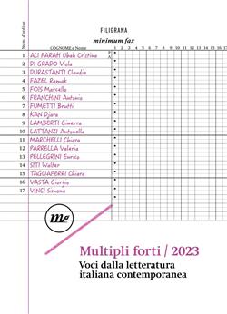 Multipli forti. Voci dalla letteratura italiana 2023