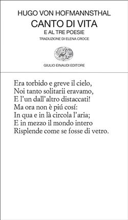 Canto di vita e altre poesie