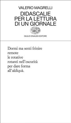 Didascalie per la lettura di un giornale