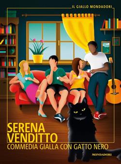 Commedia gialla con gatto nero